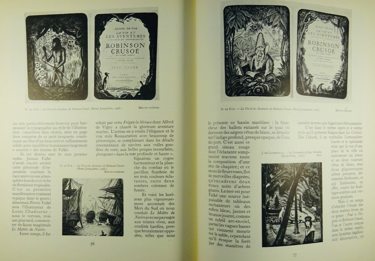 MORNAND (Pierre), THOME (J.-R.) - Vingt artistes du livre.  Le Courrier Graphique, 1950.-photo-8