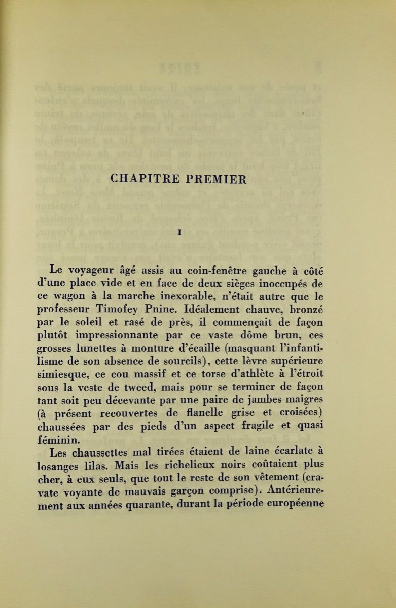 NABOKOV (Vladimir) - Pnine. Paris, Gallimard, 1962. Édition originale.-photo-4