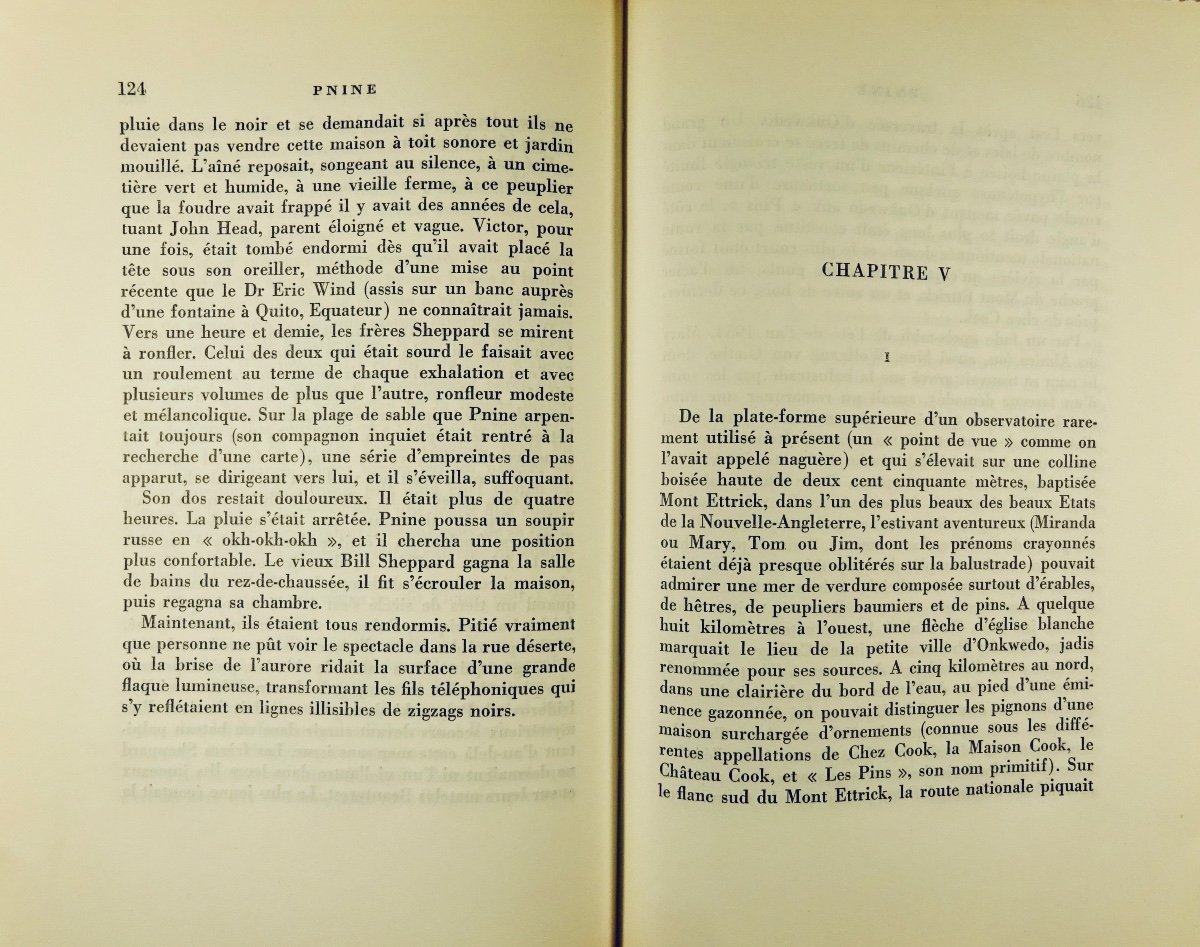 NABOKOV (Vladimir) - Pnine. Paris, Gallimard, 1962. Édition originale.-photo-4