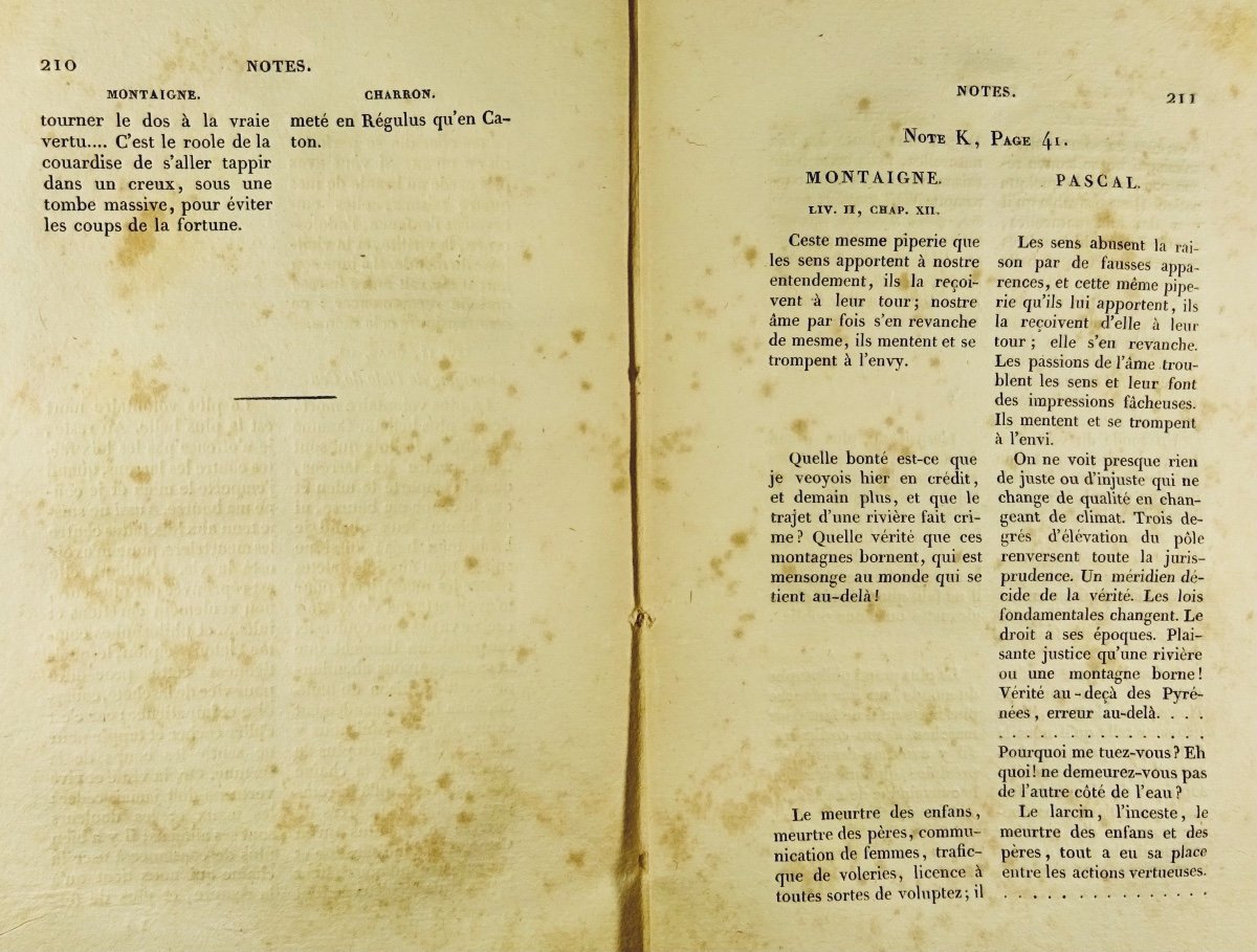NODIER (Charles ) - Questions de littérature légale. Du plagiat... 1828, édition d'époque.-photo-1