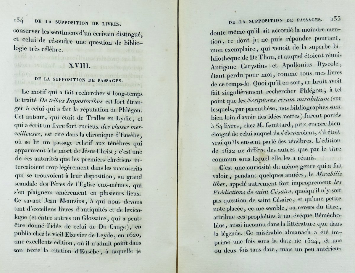 NODIER (Charles ) - Questions de littérature légale. Du plagiat... 1828, édition d'époque.-photo-4