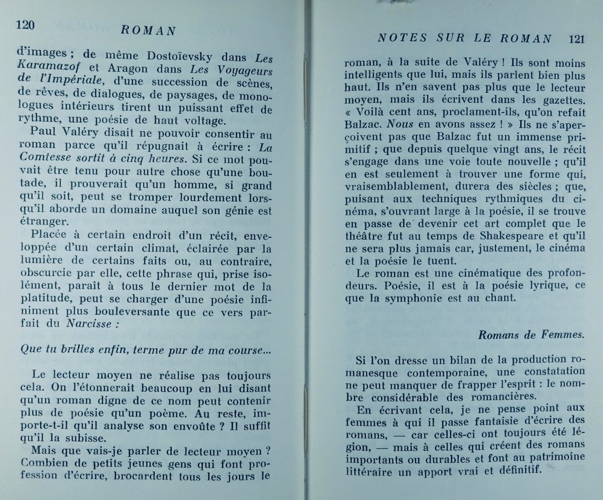 Plisnier (charles) - Novel. Papers Of A Novelist. Bernard Grasset, 1954. First Edition.-photo-8