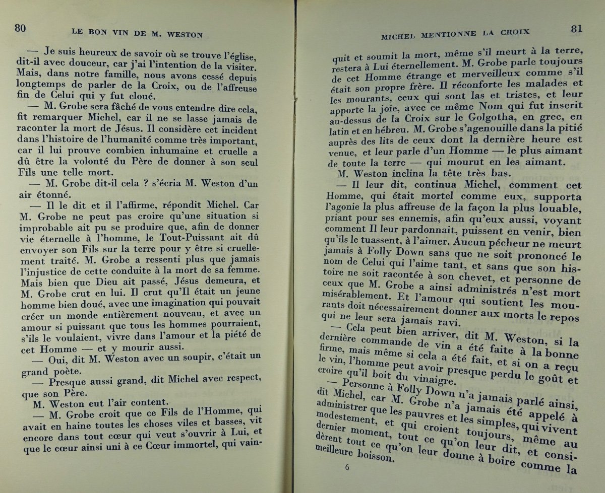 POWYS (Th. F.) - Le Bon vin de M. Weston. Paris, Gallimard, 1950. Édition originale.-photo-4