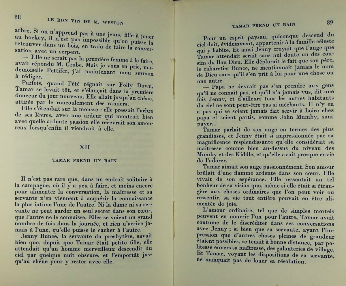 Powys (th. F.) - The Good Wine Of Mr. Weston. Paris, Gallimard, 1950. First Edition.-photo-5