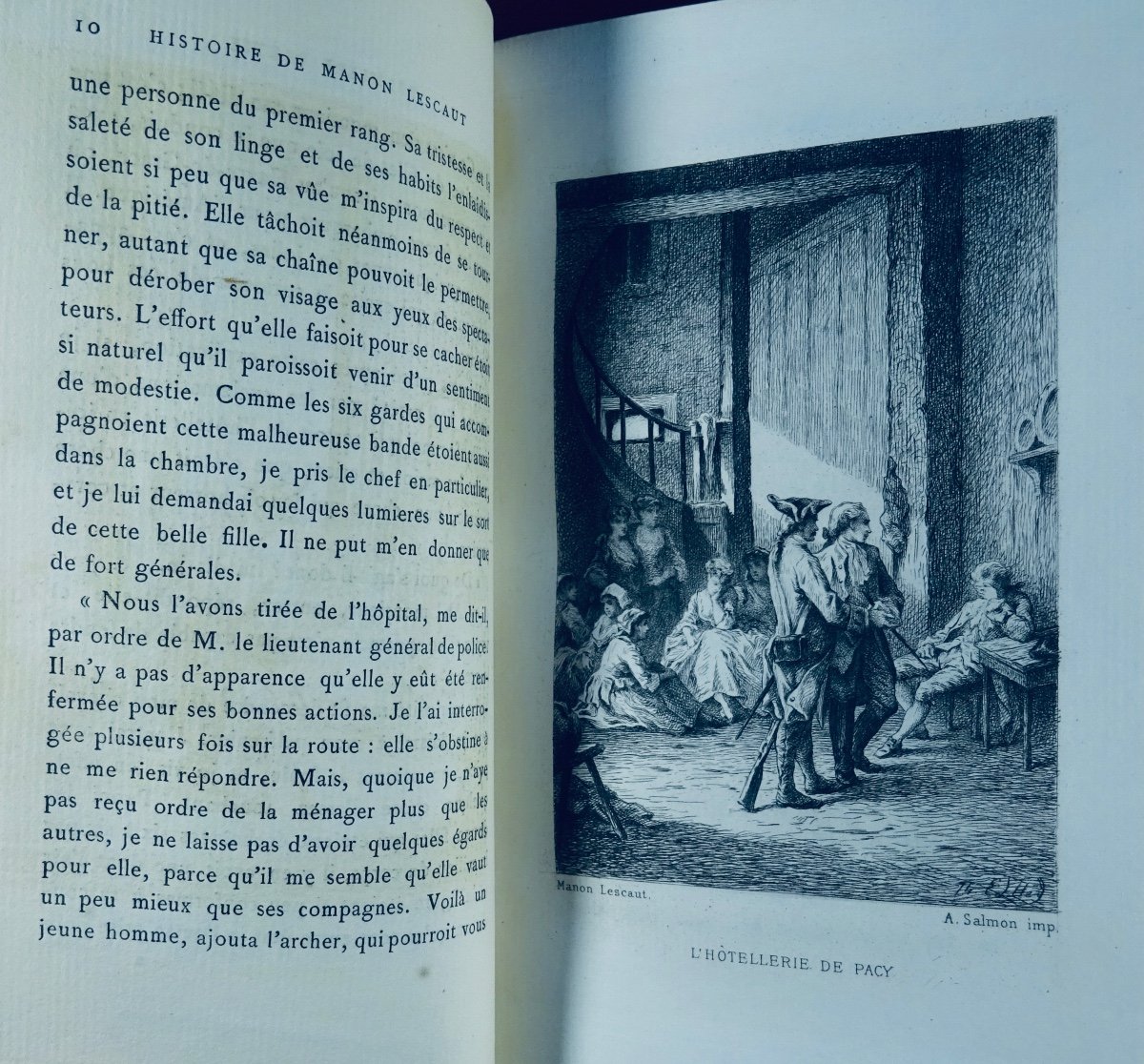 PRÉVOST - Histoire De Manon Lescaut Et Du Chevalier Des Grieux. Librairie Des Bibliophiles 1884-photo-2