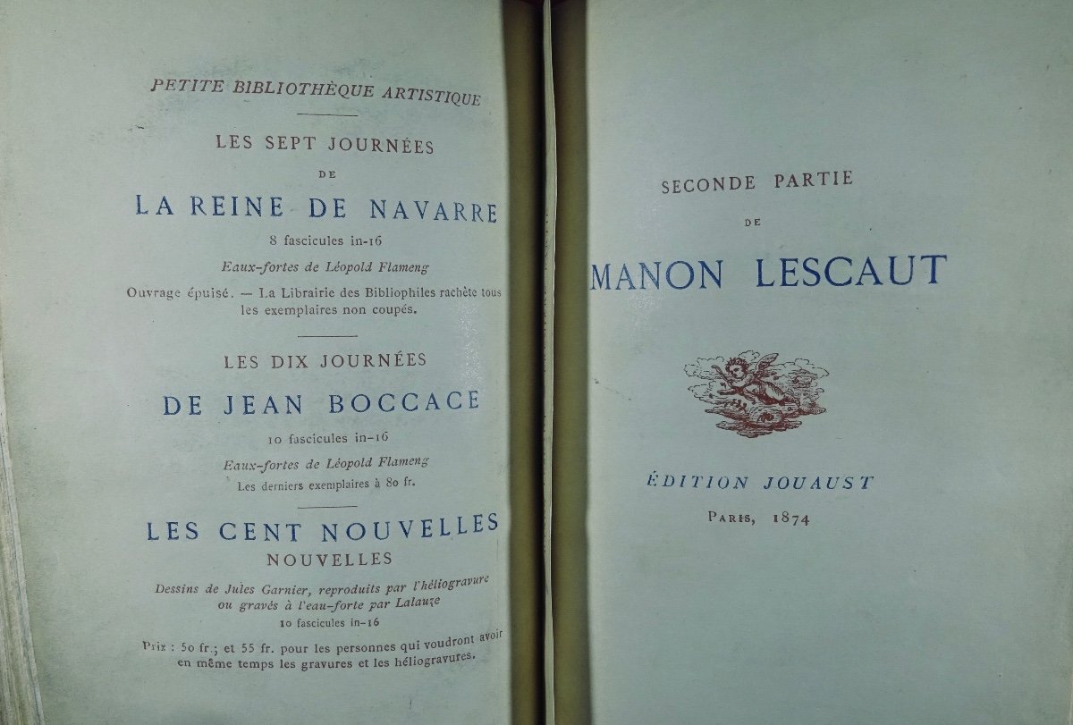 Prévost - History Of Manon Lescaut And The Chevalier Des Grieux. Library Of Bibliophiles 1884-photo-4