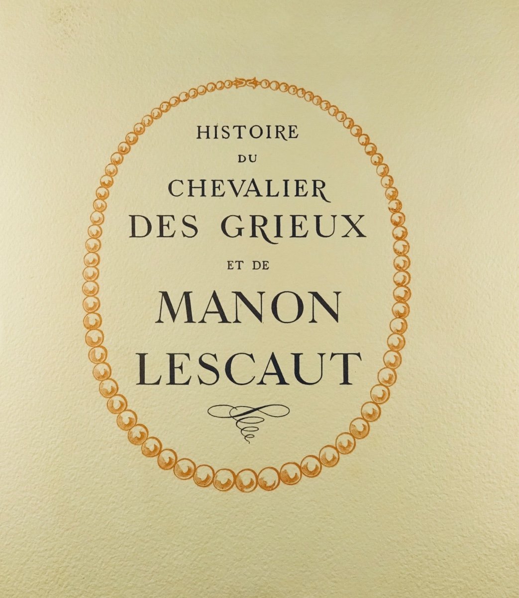 Prévost History Of The Chevalier Des Grieux And Manon Lescaut. Le Vasseur, Illustrated By Bécat.-photo-2
