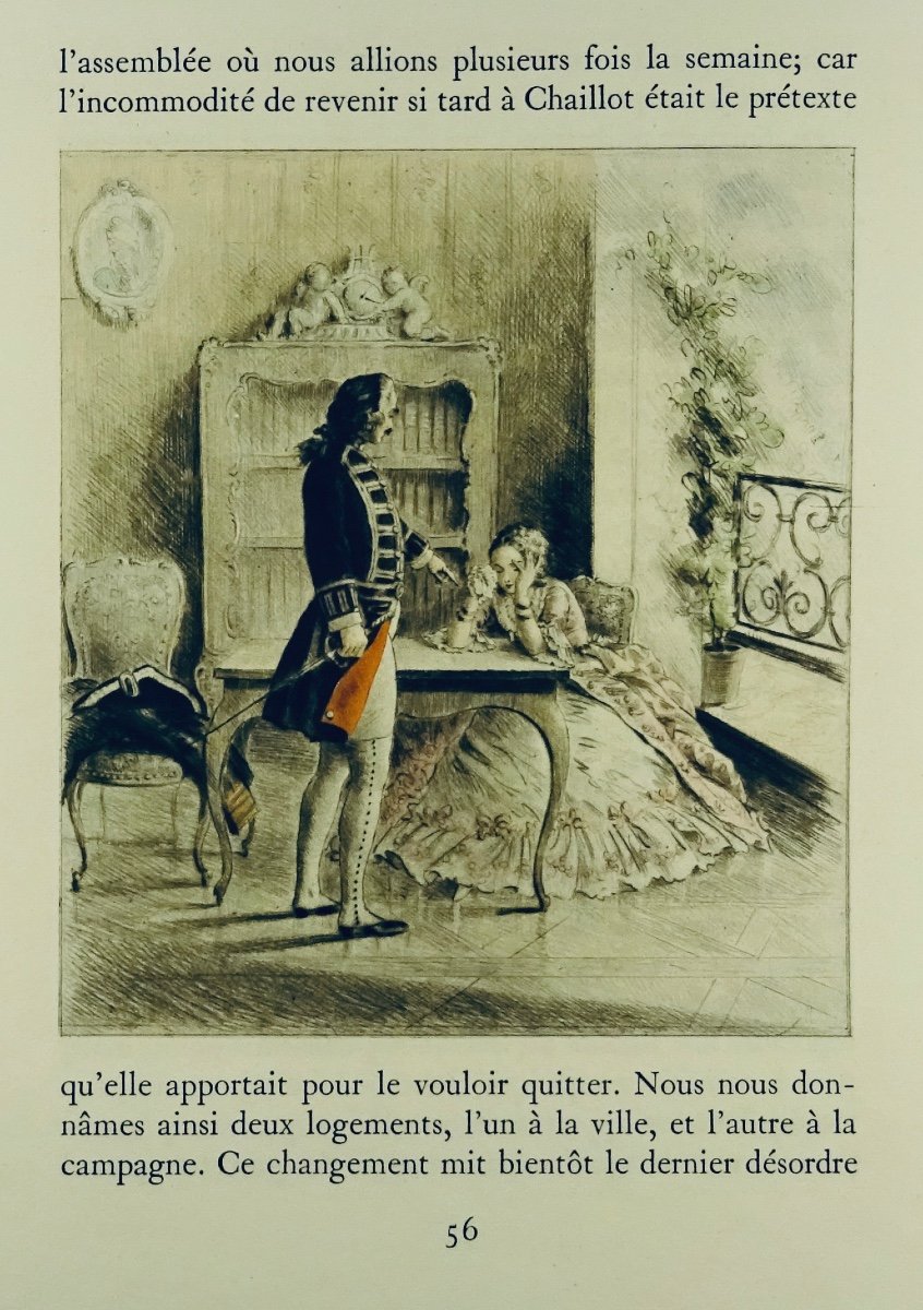 Prévost History Of The Chevalier Des Grieux And Manon Lescaut. Le Vasseur, Illustrated By Bécat.-photo-6