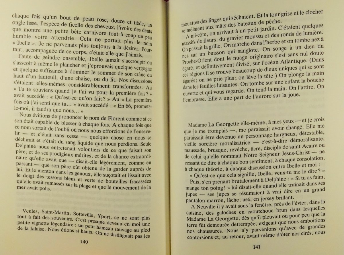 QUIGNARD (Pascal) - Le Salon du Wurtemberg. Gallimard, 1986. Édition pré-originale.-photo-2