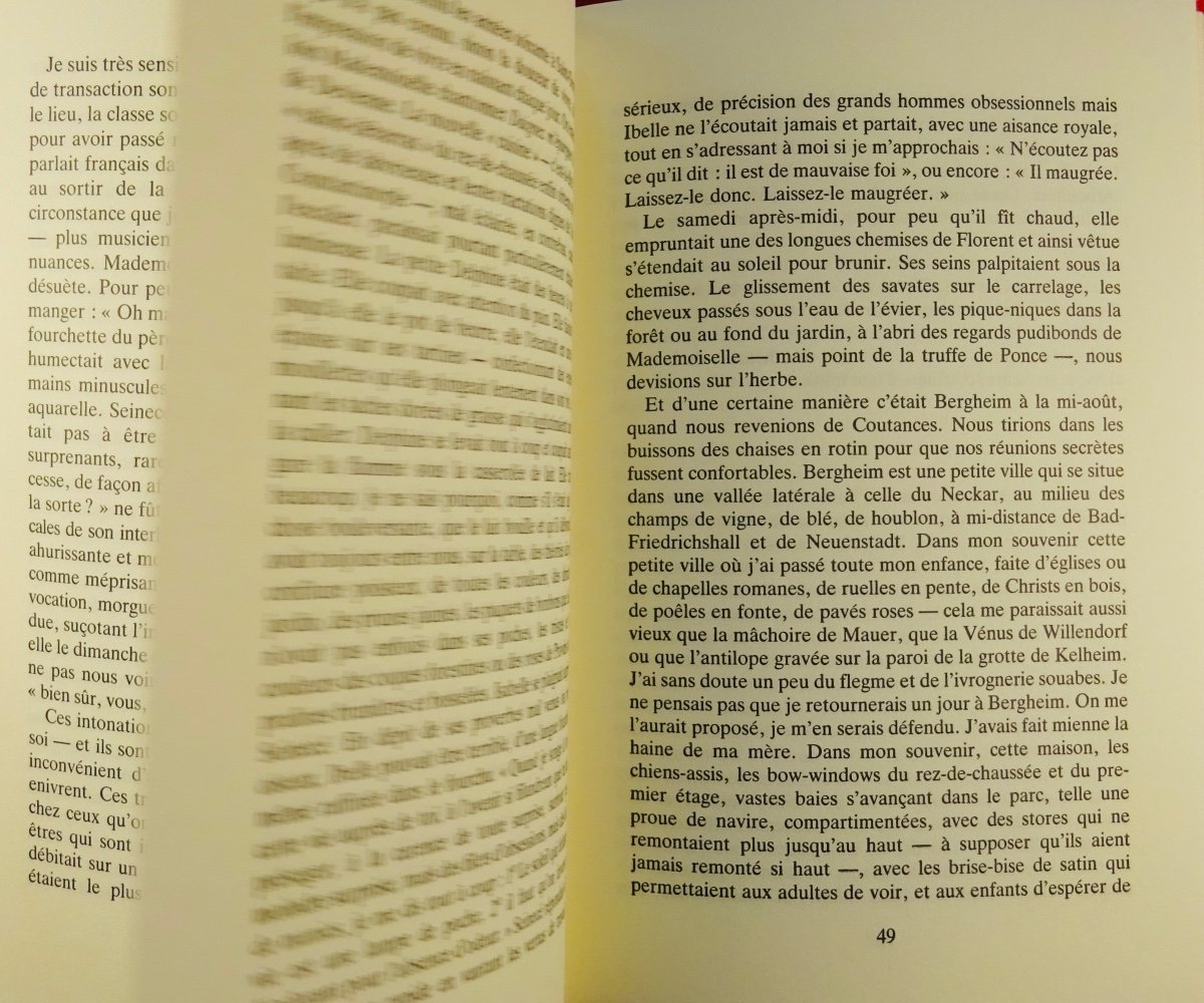 QUIGNARD (Pascal) - Le Salon du Wurtemberg. Gallimard, 1986. Édition pré-originale.-photo-7