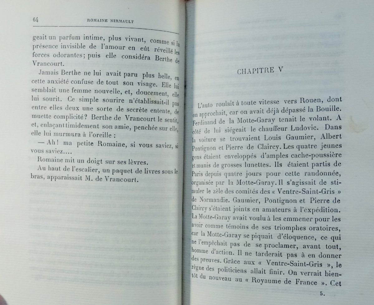 RÉGNIER (Henri de) - Romaine Mirmault. Paris, Mercure de France, 1914. Édition originale.-photo-2