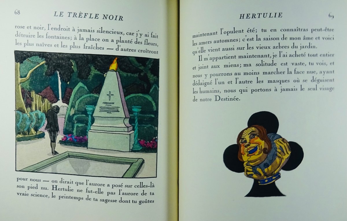 REGNIER - Le Trèfle Noir. Hertulie Ou Les Messages. 1926, Illustré Par PASCHAL.-photo-8