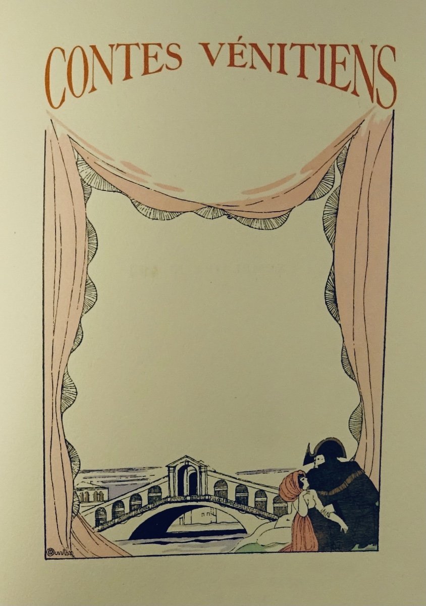 Regnier (henri De) - Venetian Tales. "the Book", 1927. Illustrated By Charles Martin.-photo-2