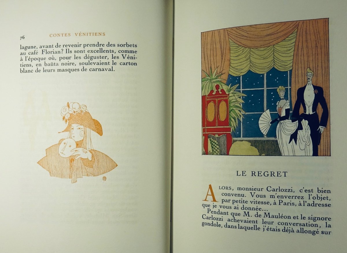 Regnier (henri De) - Venetian Tales. "the Book", 1927. Illustrated By Charles Martin.-photo-1