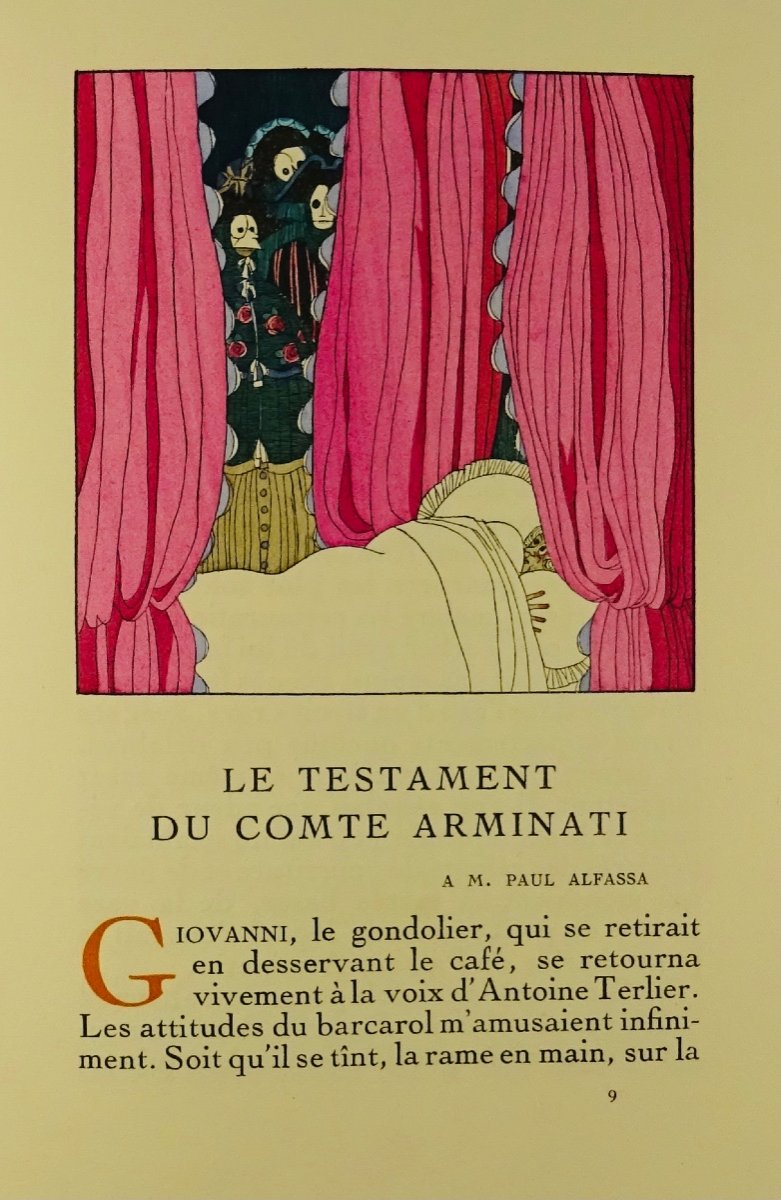 Regnier (henri De) - Venetian Tales. "the Book", 1927. Illustrated By Charles Martin.-photo-2