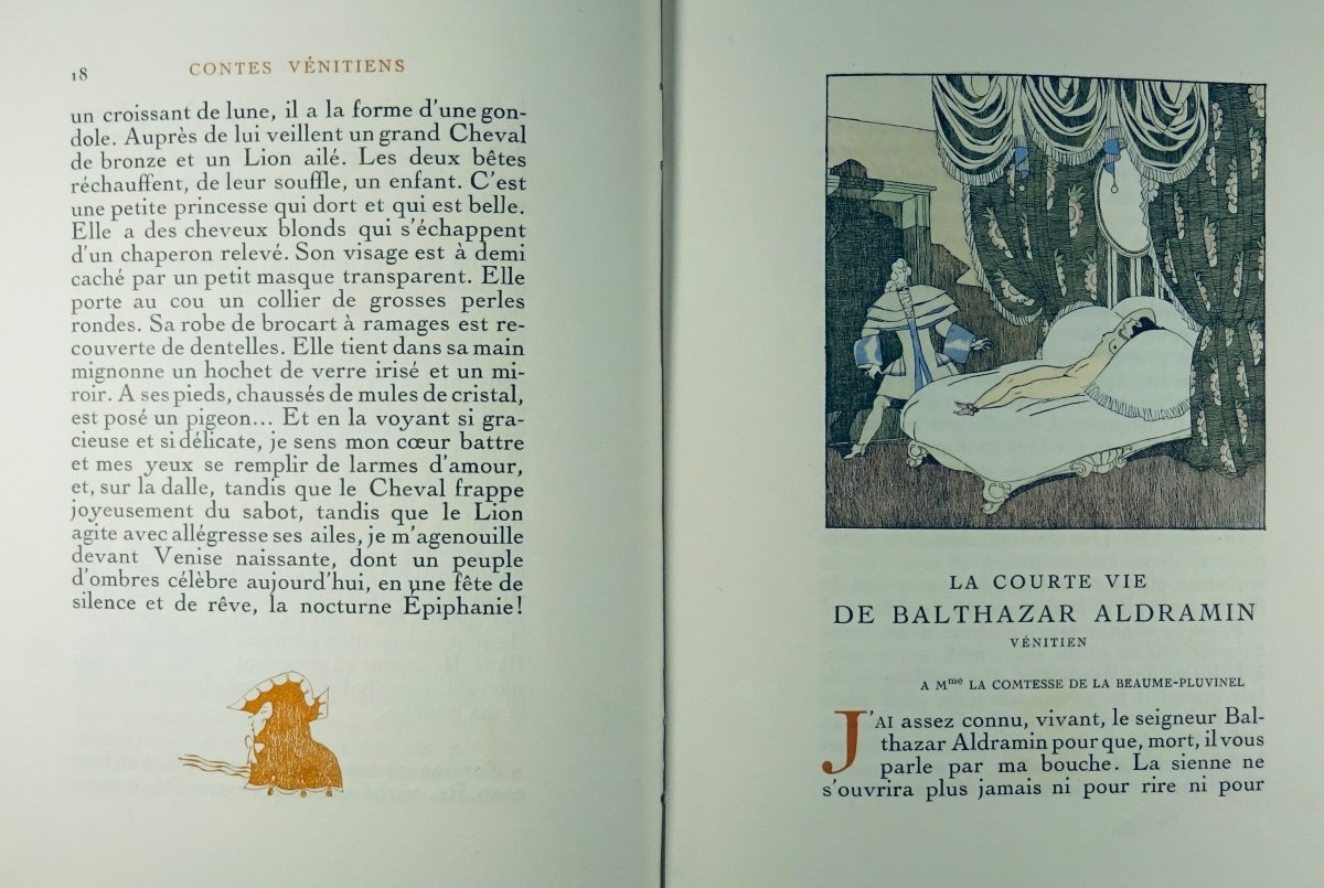 Regnier (henri De) - Venetian Tales. "the Book", 1927. Illustrated By Charles Martin.-photo-4