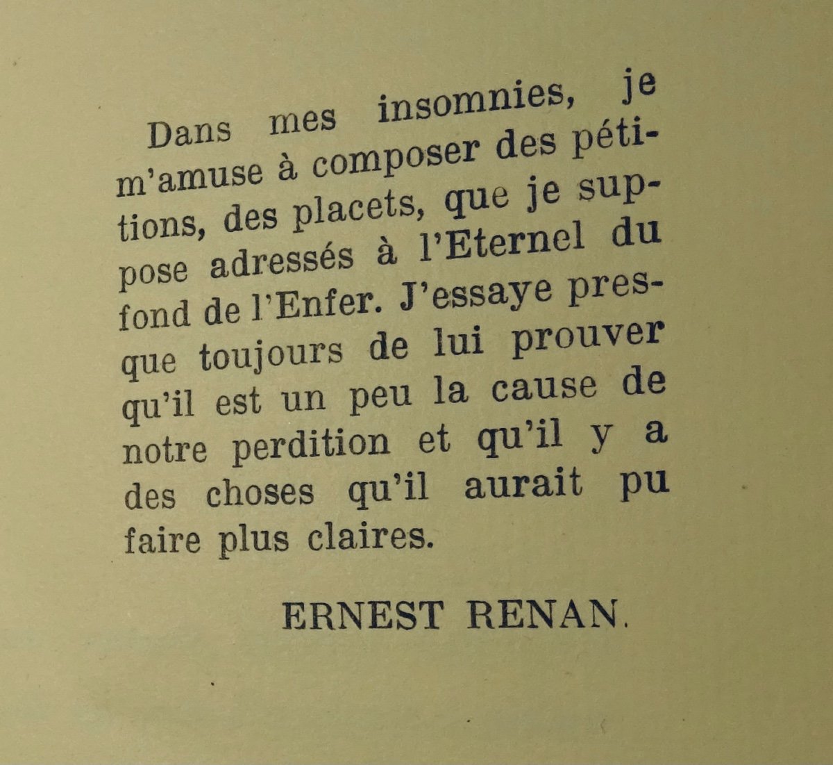 RENAN (Ernest) - Placet du sieur Anatole France... Les Éditions du Siècle, 1924. Hors commerce.-photo-4