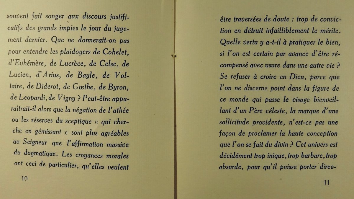 RENAN (Ernest) - Placet du sieur Anatole France... Les Éditions du Siècle, 1924. Hors commerce.-photo-2