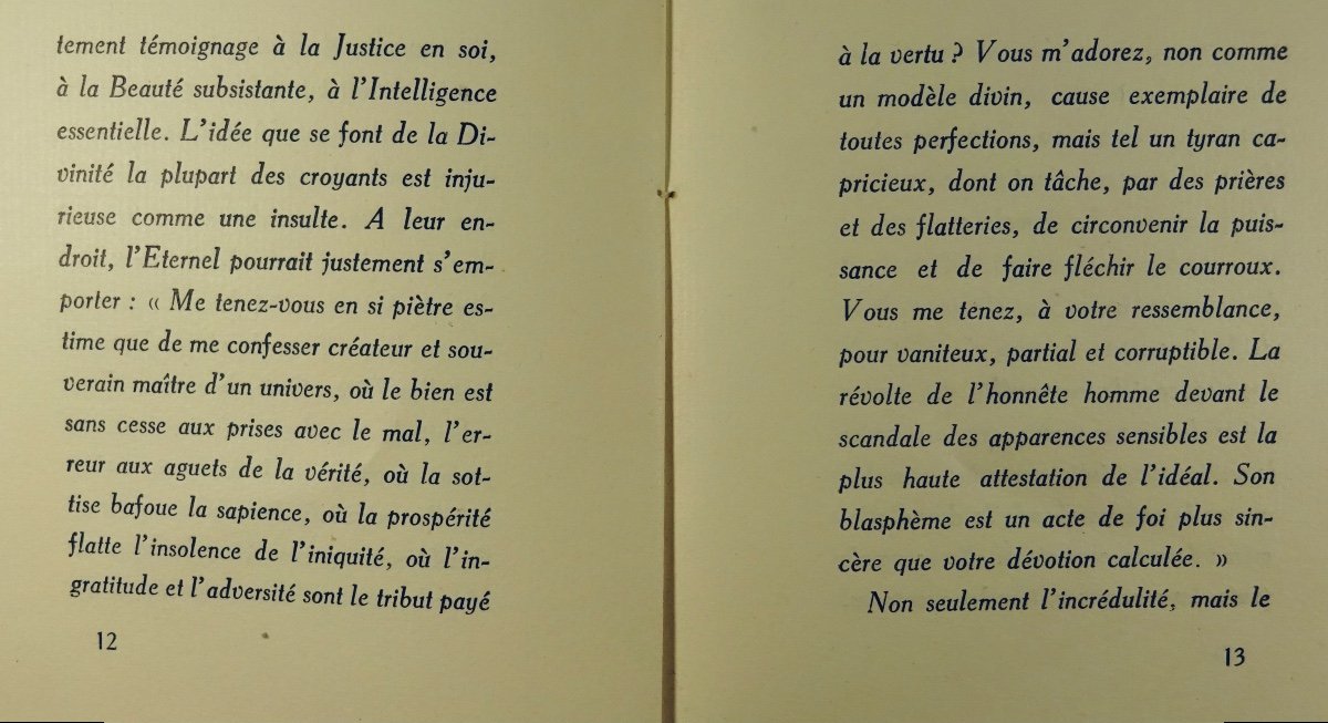 RENAN (Ernest) - Placet du sieur Anatole France... Les Éditions du Siècle, 1924. Hors commerce.-photo-3