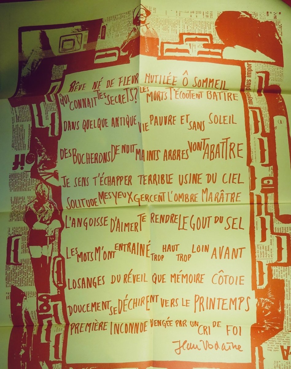 REVUE DIRE - Revue européenne de poésie n° 17. Typographie de Jean Vodaine, 1971.-photo-1
