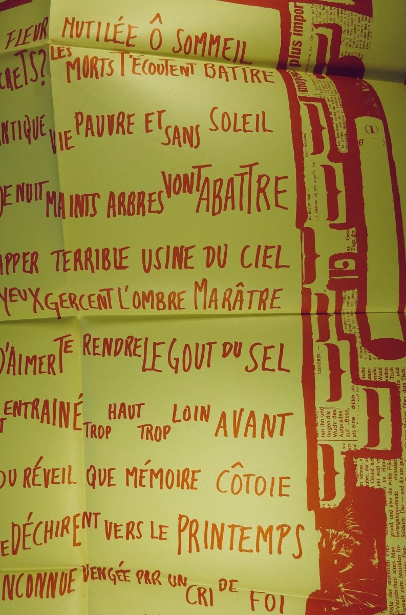 Revue Dire - European Poetry Review N° 17. Typography By Jean Vodaine, 1971.-photo-2