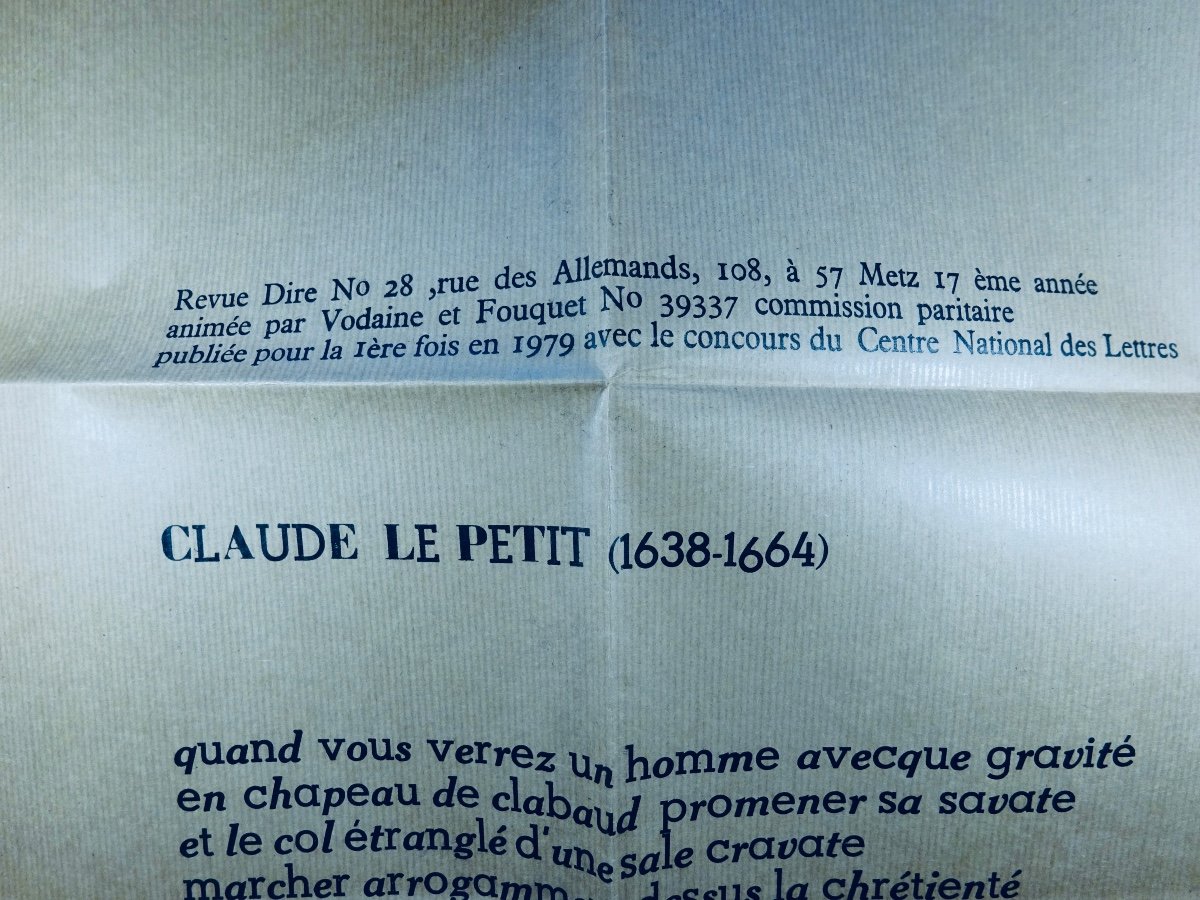 REVUE DIRE - Revue européenne de poésie n° 28. Typographie de Jean VODAINE, 1979.-photo-3