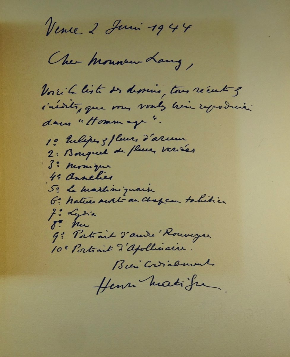 REVUE HOMMAGE - Deuxième numéro de Hommage. Monaco, Au bureau de la revue, 1944.-photo-2