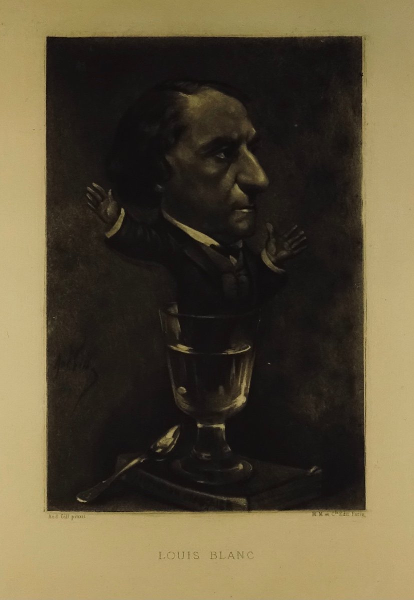 Richepin (jean) - Twenty Contemporary Portraits By André Gill. M. Magnier And Co., 1886.-photo-4