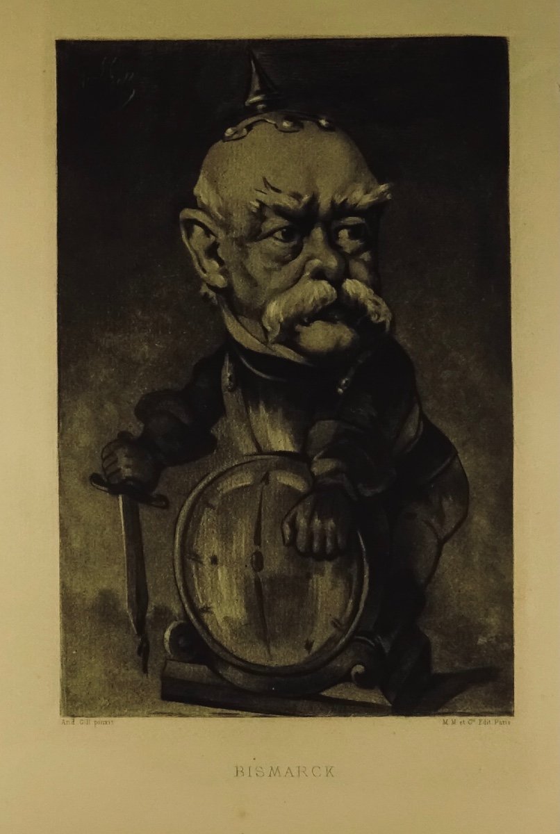 Richepin (jean) - Twenty Contemporary Portraits By André Gill. M. Magnier And Co., 1886.-photo-8