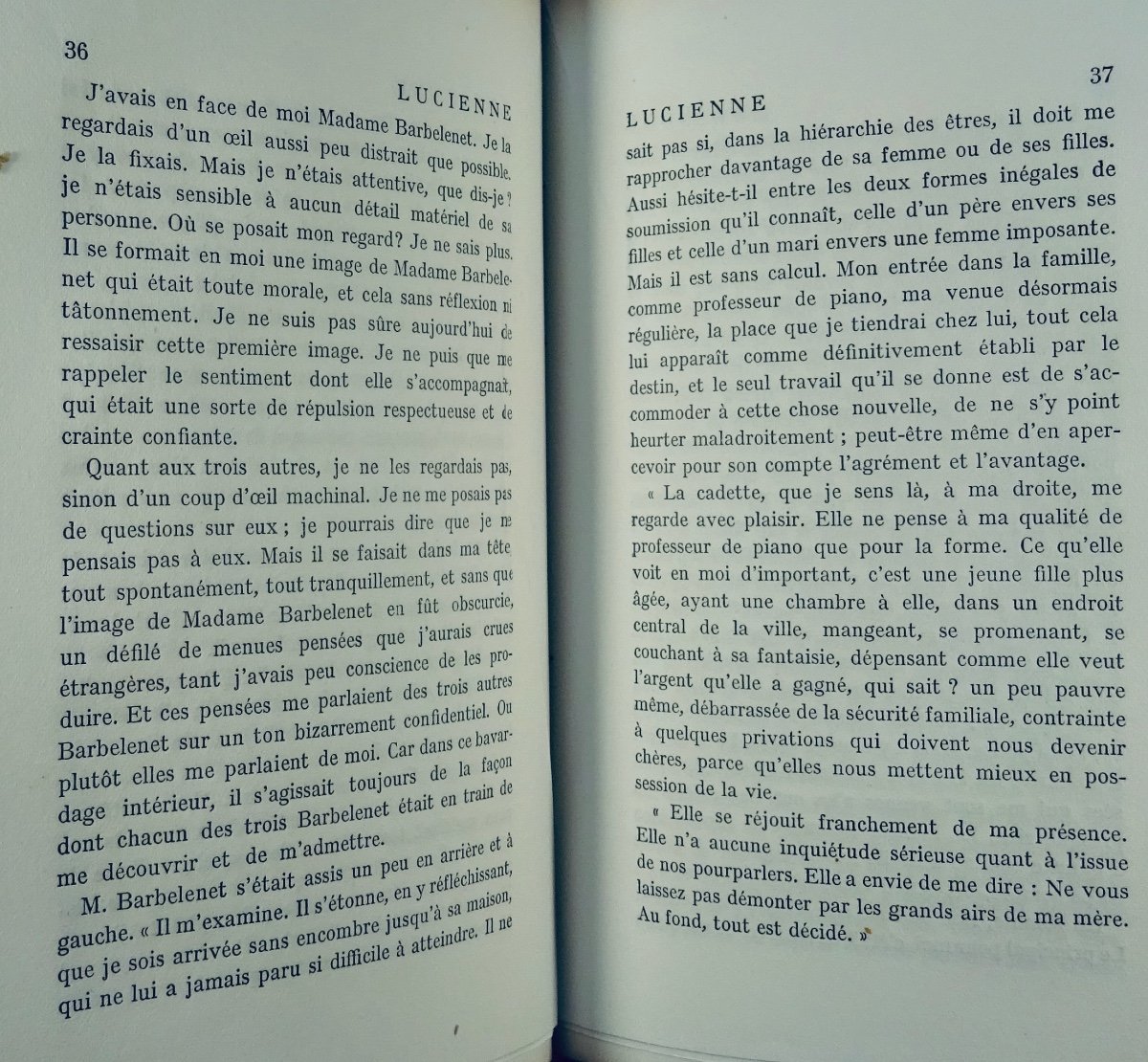 Romains (jules) - Lucienne. Paris, Gallimard, 1922. Original Edition.-photo-8