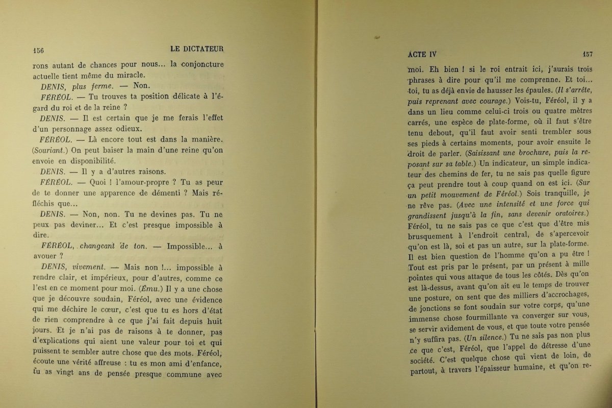Romans (jules) - The Dictator. Demetrios. Gallimard, 1926. First Edition.-photo-2