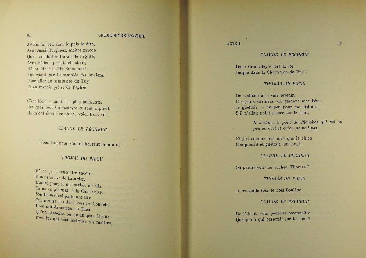 ROMAINS (Jules) - Cromedeyre-le-Vieil. Amédée et les messieurs en rang. Gallimard, 1926. -photo-3