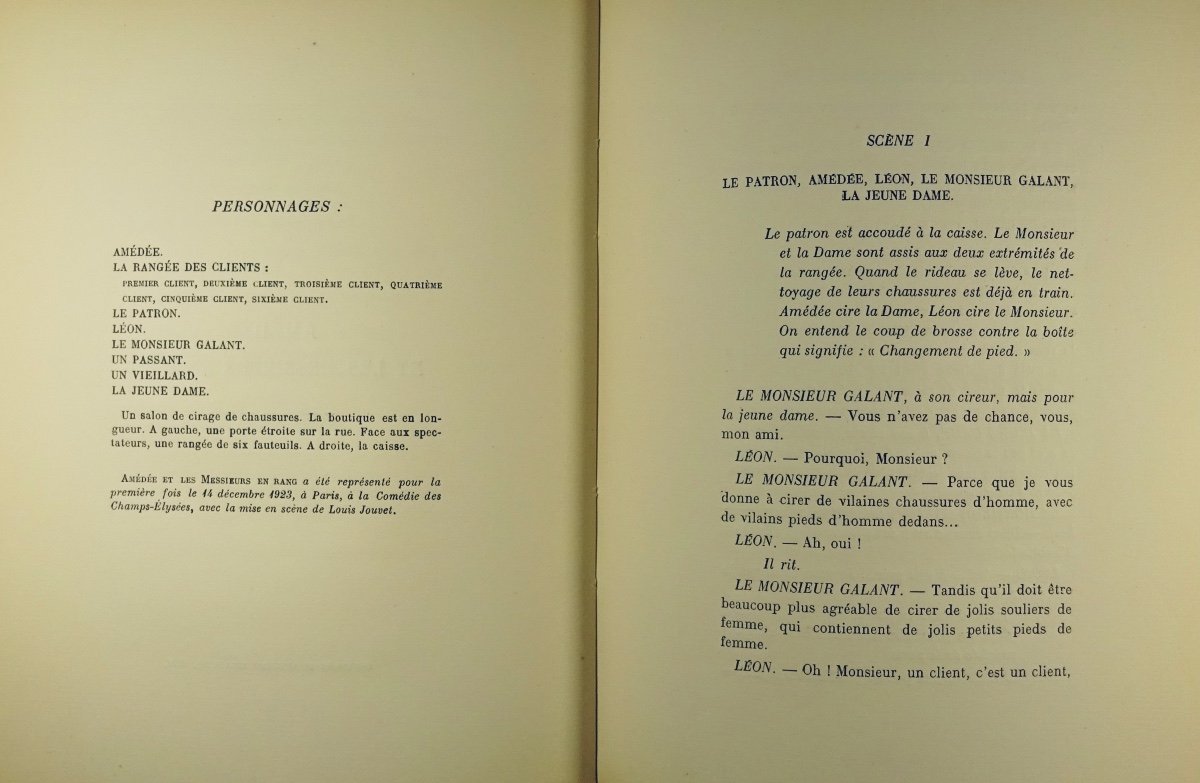 ROMAINS (Jules) - Cromedeyre-le-Vieil. Amédée et les messieurs en rang. Gallimard, 1926. -photo-5