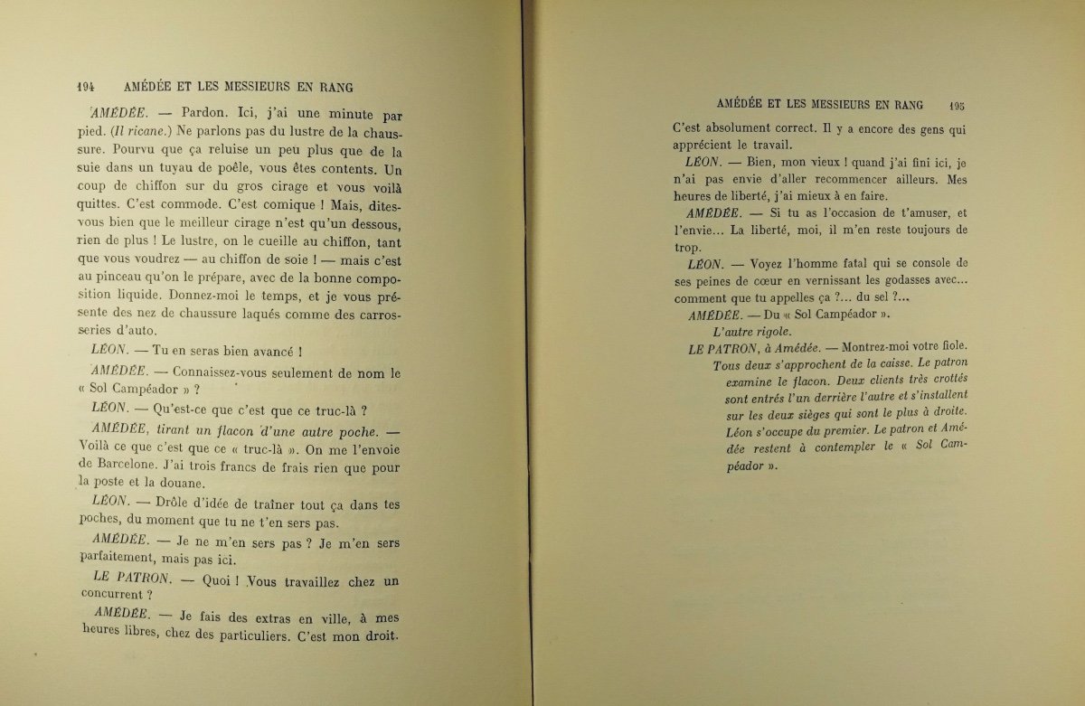 ROMAINS (Jules) - Cromedeyre-le-Vieil. Amédée et les messieurs en rang. Gallimard, 1926. -photo-7