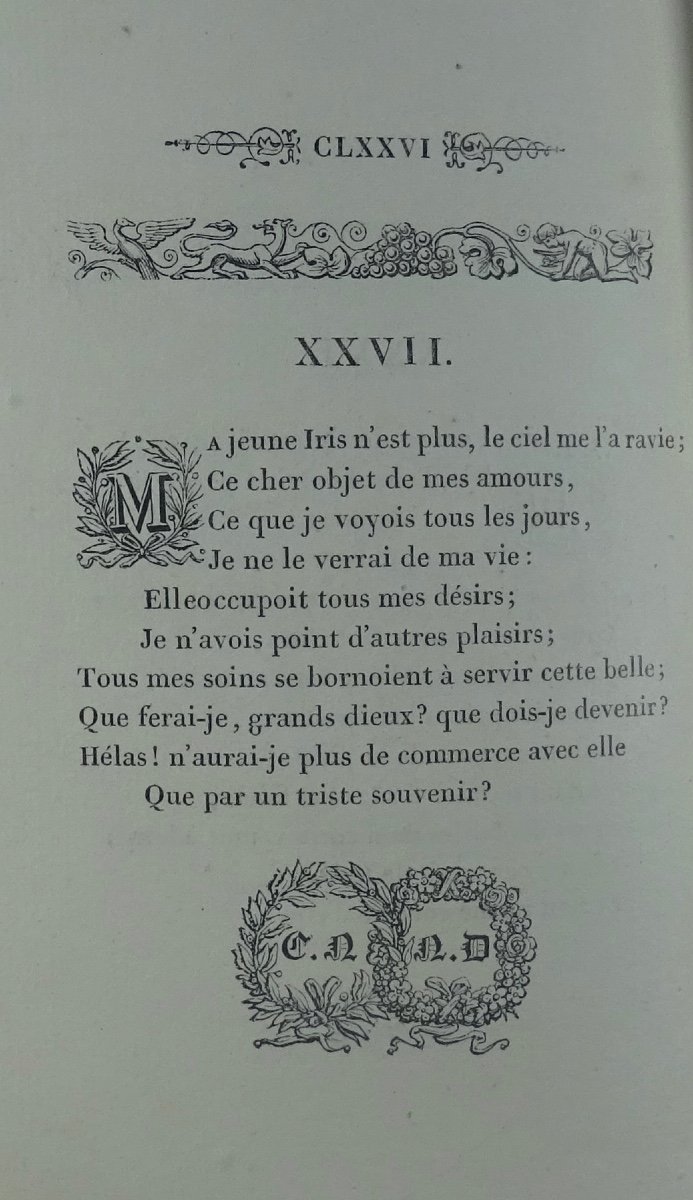 Sablière (antoine De Rambouillet De La) - Madrigals Of Monsieur De La Sablière. Delangle, 1825.-photo-8