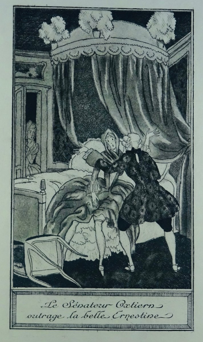 SADE (D.A.F.) - Ernestine. Au Cabinet du Livre, Jean Fort, 1926. Illustré par Sylvain SAUVAGE.-photo-3