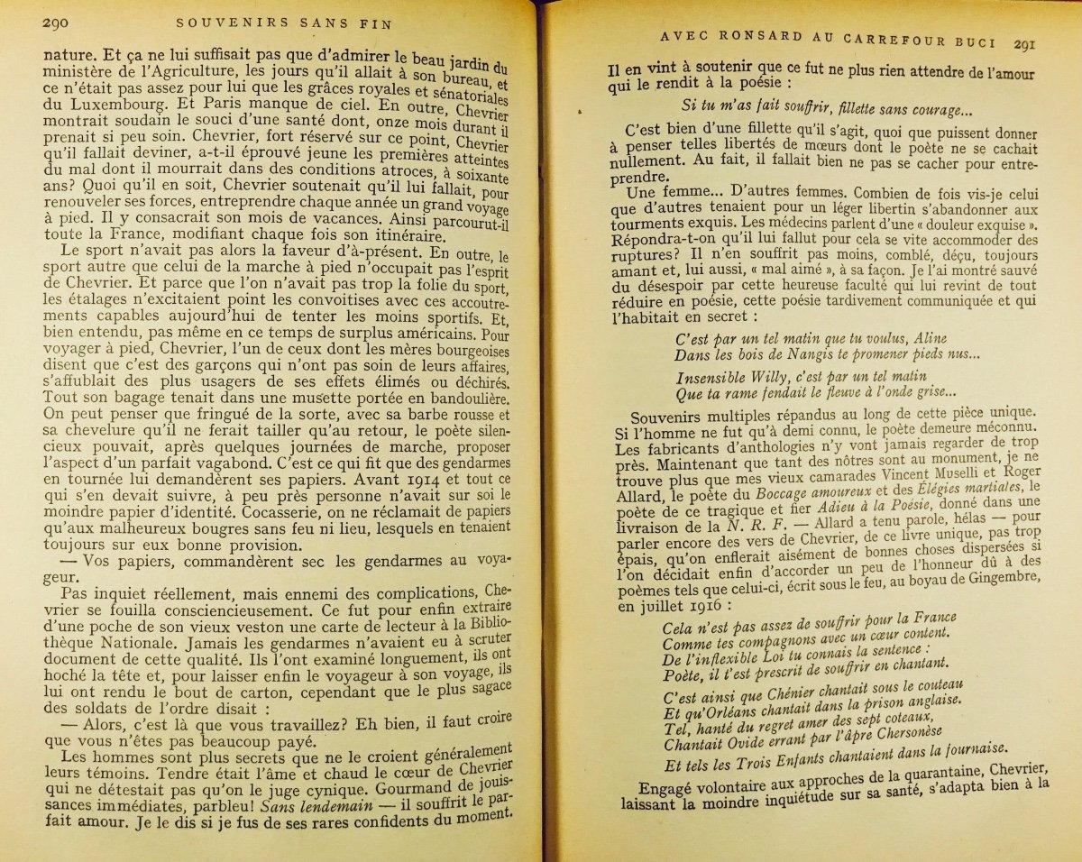 SALMON- Souvenirs sans fin. Première époque (1903-1908). Gallimard, 1955. Envoi de l'auteur.-photo-6