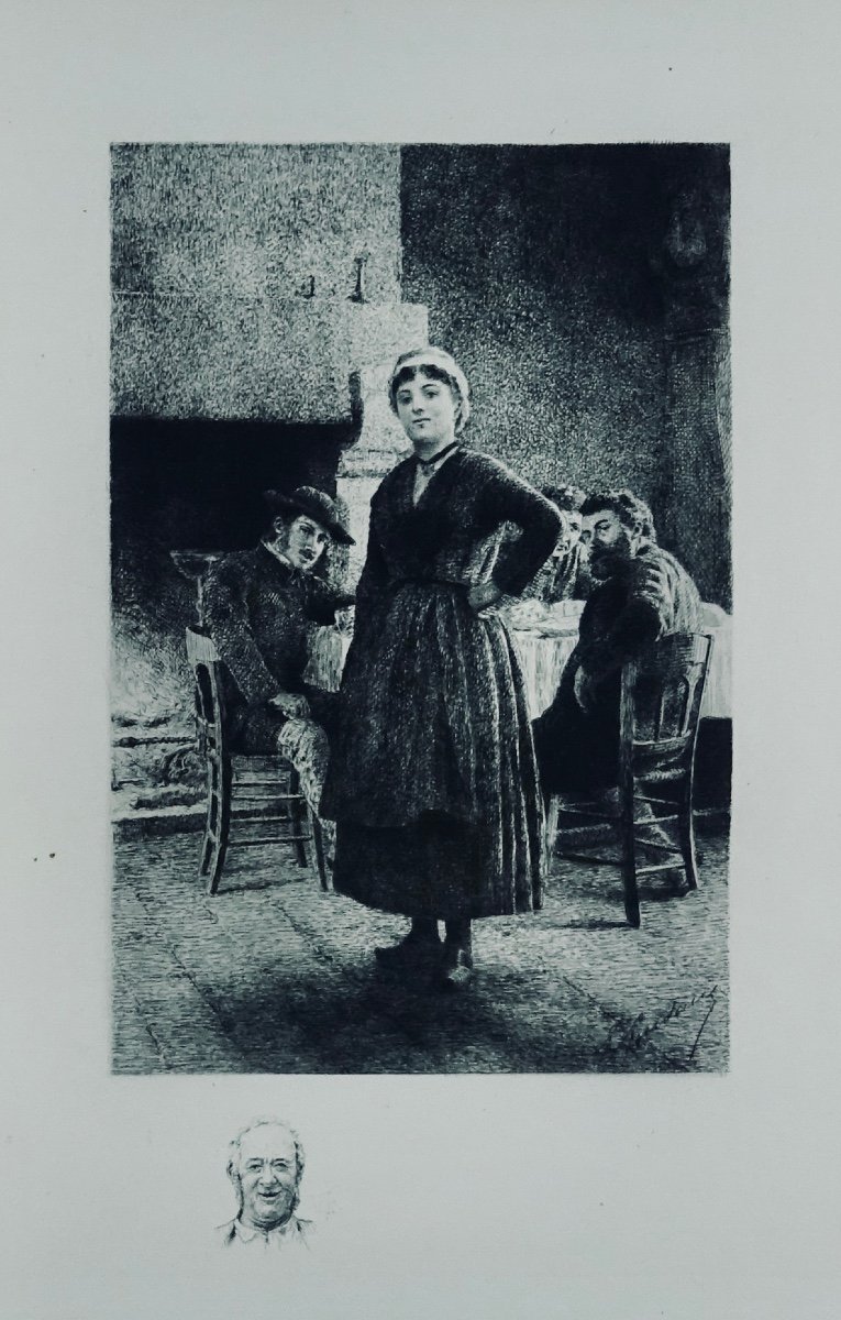 SAND (George) - La mare au diable.  A. Quantin, 1889, illustré  par Edmond RUDAUX.-photo-8
