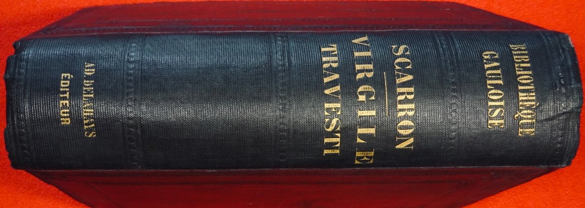 SCARRON (Paul) - Le Virgile travesti en vers burlesques. Adolphe Delahays, 1858.-photo-3