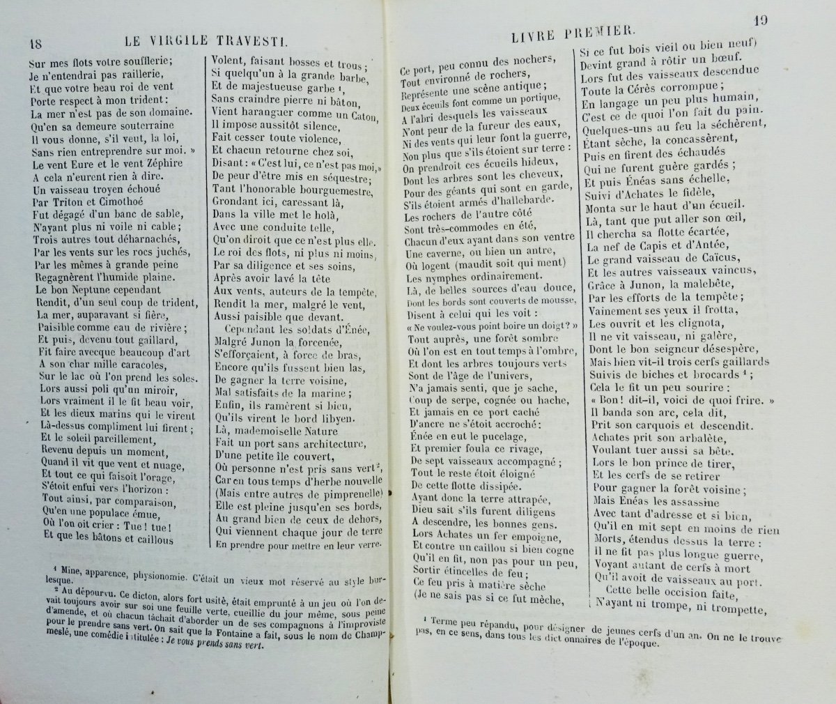 SCARRON (Paul) - Le Virgile travesti en vers burlesques. Adolphe Delahays, 1858.-photo-2