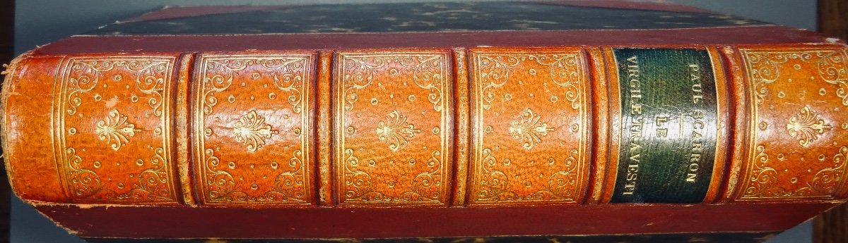Scarron (paul) - Virgil Disguised In Burlesque Verse. Garnier Frères, 1876. Well Bound.-photo-2