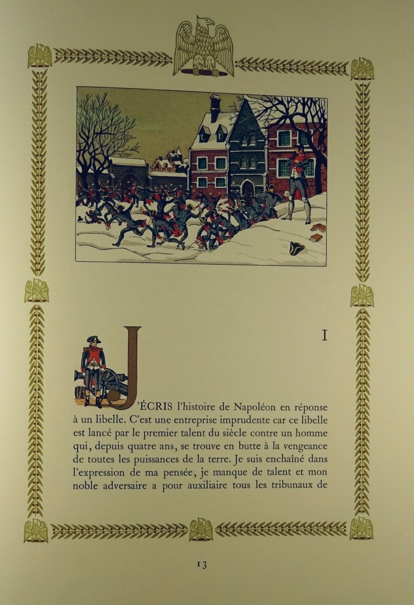 STENDHAL - Vie de Napoléon. Aux éditions du Baniyan, 1965, illustré par GRADASSI.-photo-4