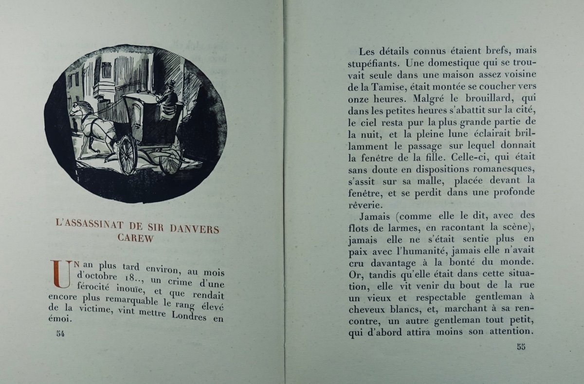 Stevenson The Fantastic Case Of Dr Jekyll And Mr Hyde. Jonquières, 1926, Constant Le Breton.-photo-4