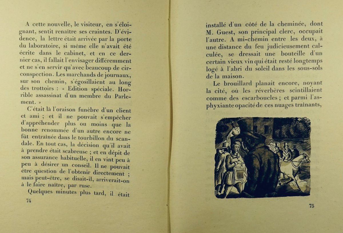 Stevenson The Fantastic Case Of Dr Jekyll And Mr Hyde. Jonquières, 1926, Constant Le Breton.-photo-8