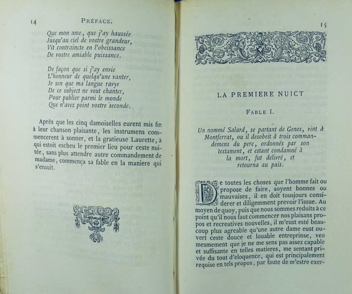 STRAPAROLE - Les Facétieuses nuits de Straparole. Jannet, 1857, cartonnage d'éditeur.-photo-2