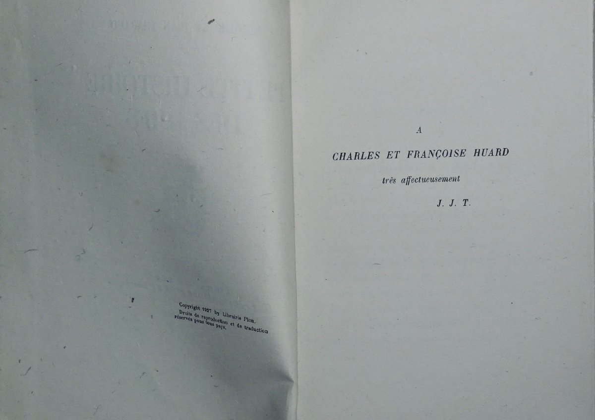 THARAUD (Jérôme et Jean) - Petite histoire des juifs. Plon, 1927, édition originale.-photo-4