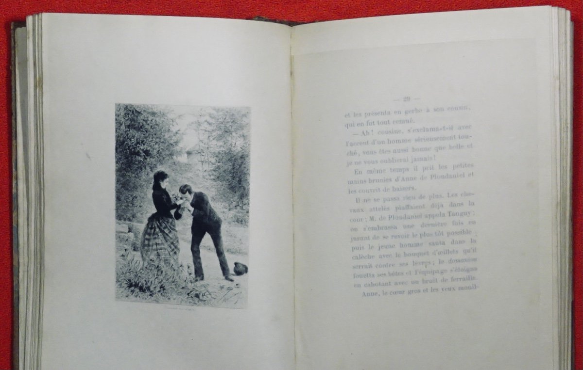 Theuriet (andré) - The Carnations Of Kerlaz. Librairie L. Conquet, 1885, Illustrated By Rudaux.-photo-7