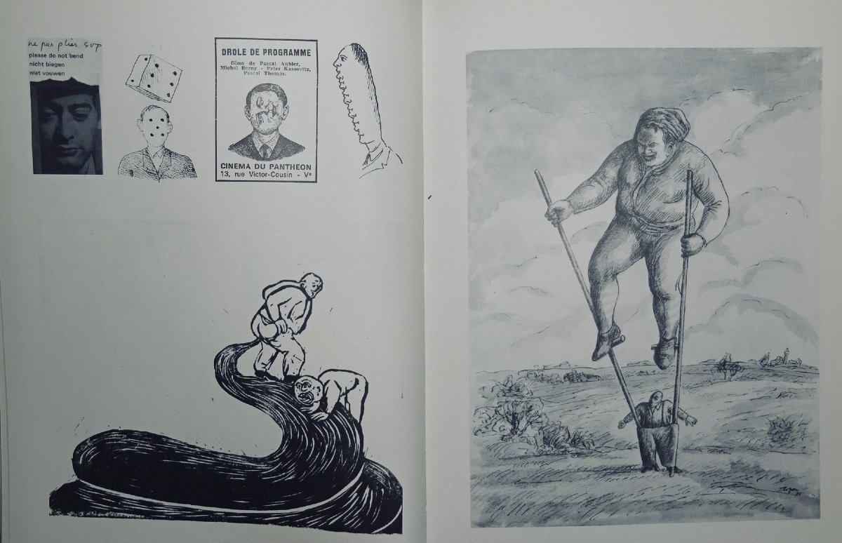 Topor (roland) - Toporland. Balland, 1977, With An Original Print By Roland Topor.-photo-6