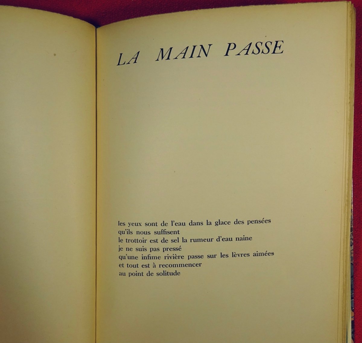 Tzara (tristan) - The Hand Passes. éditions Glm, 1935, Original Edition With Shipment.-photo-4