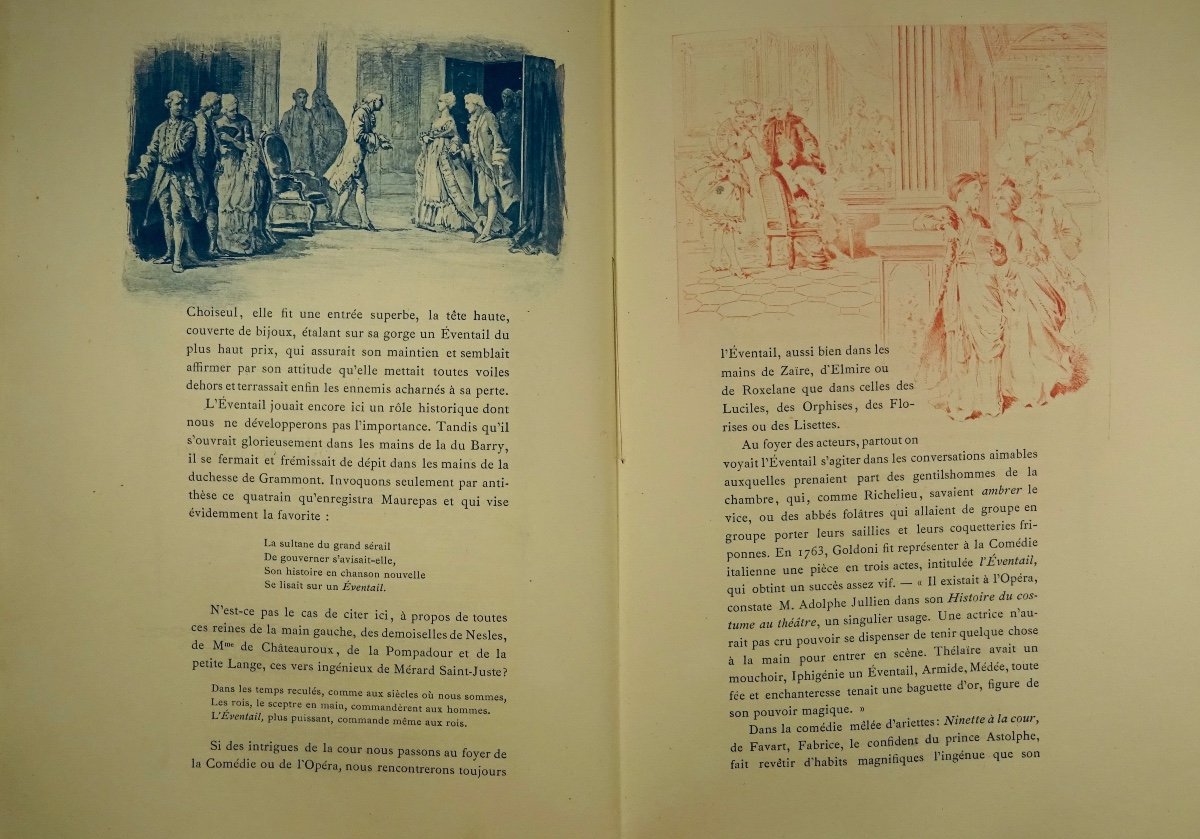 Uzanne (octave) - The Fan. A. Quantin, 1882. Typefaces By The Author.-photo-4